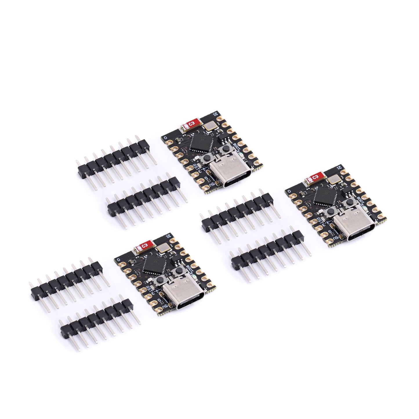 Teyleten Robot Tablero de desarrollo ESP32-C3 Tablero de desarrollo ESP32 Supermini Tablero de desarrollo ESP32 Tablero de desarrollo WiFi Bluetooth 3pcs