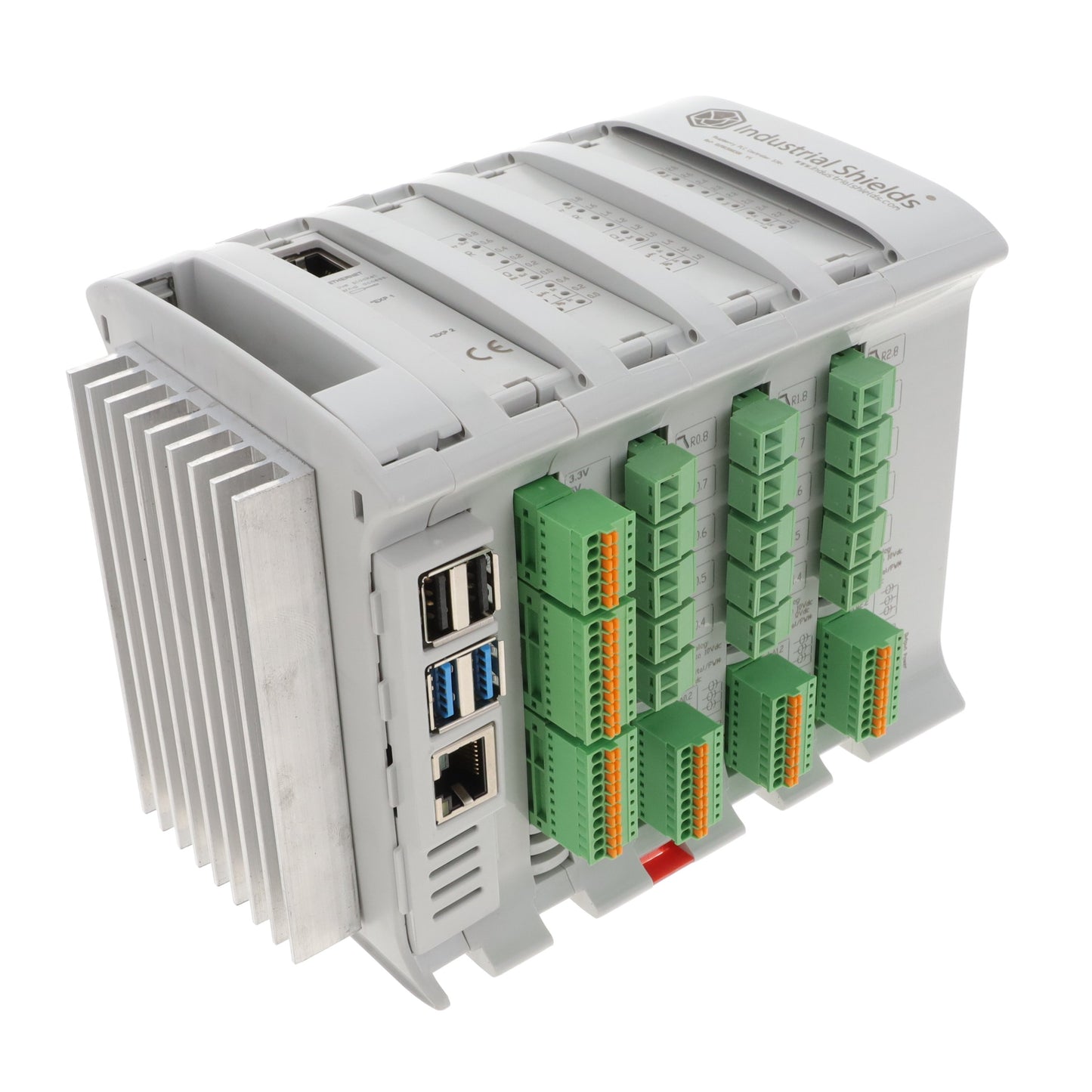 Industrial Shields 12003000500 - RASPBERRY PLC ETHERNET 57R I/OS 20 - Digital (8), Analog (12)