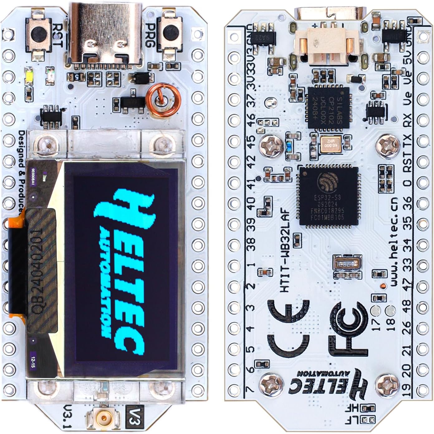 ESP32 LoRa V3 Placa de módulo con batería de 3000 mAh - con antena de 915 MHz y dispositivos de carcasa SX1262 LoRa V3 para Meshtastic Arduino LoRawan IOT