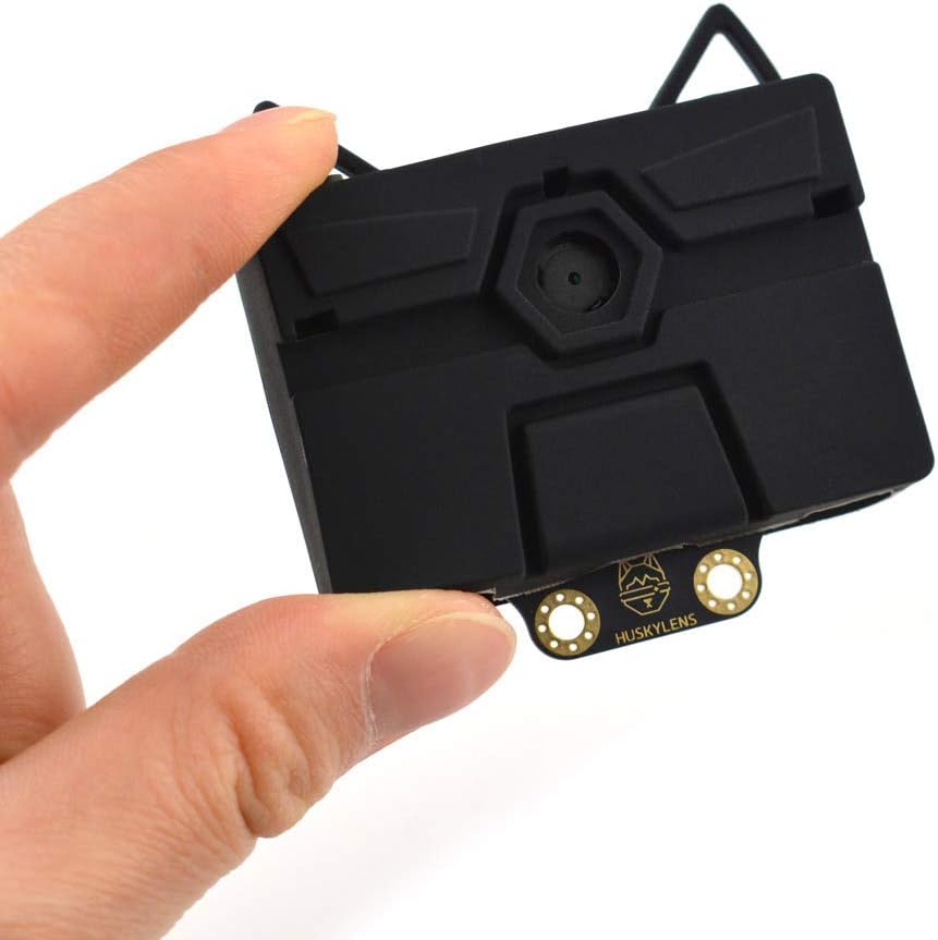 DFROBOT HUSKYLENS Sensor de visión inteligente con funda de silicona para LattePanda, Raspberry Pi o Micro:bit | Soporte de cámara AI Objeto/Seguimiento de línea, Cara/Objeto/Color/Reconocimiento de