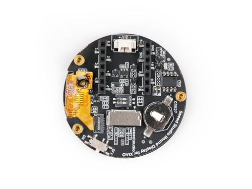 Seeed Studio Pantalla redonda para XIAO - Pantalla táctil redonda de 1.28 pulgadas, resolución de 240 × 240, colores 65k, RTC, carga IC, ranura para tarjeta TF, conector JST 1.25, todos los