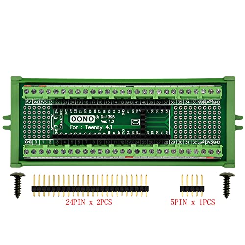 Módulo de placa de ruptura de bloque de terminales para Teensy 4.1, versión de montaje de tornillo