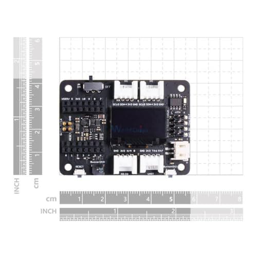 Seeeduino XIAO - Placa de expansión Plug and Play OLED, ranura para tarjeta RTC/SD, zumbador, botón de reinicio y pines SWD para Arduino