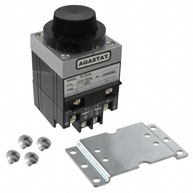 TE Connectivity Aerospace, Defense and Marine 7012AA 7000, AGASTAT Montaje en panel Relé mecánico 0.1 ~ 1 seg 10A a 240VCA