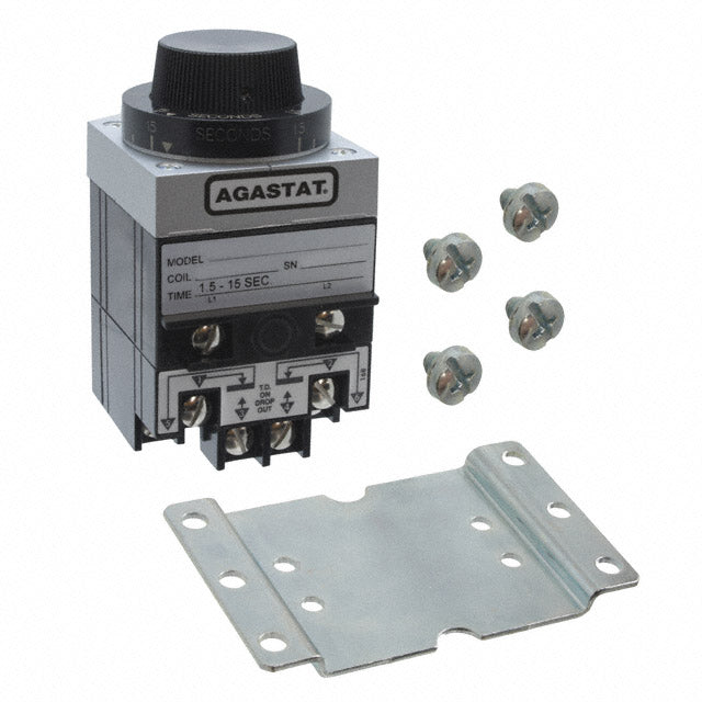 TE Connectivity Aerospace, Defense and Marine 7022AC 7000, AGASTAT Montaje en panel Relé mecánico 1.5 ~ 15 seg 10A a 240VCA