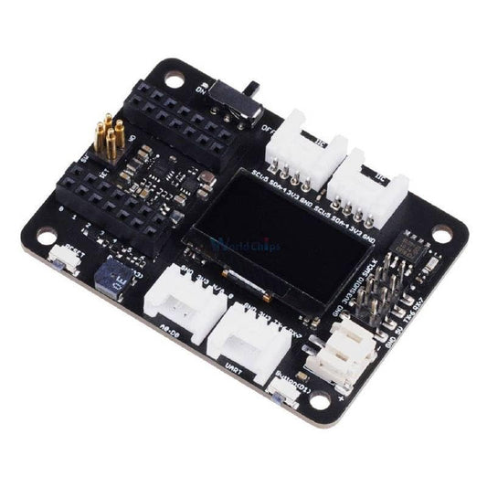 Seeeduino XIAO - Placa de expansión Plug and Play OLED, ranura para tarjeta RTC/SD, zumbador, botón de reinicio y pines SWD para Arduino