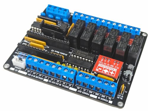 CANADUINO® PLC MEGA328 Kit de bricolaje electrónico (100% compatible con Arduino)