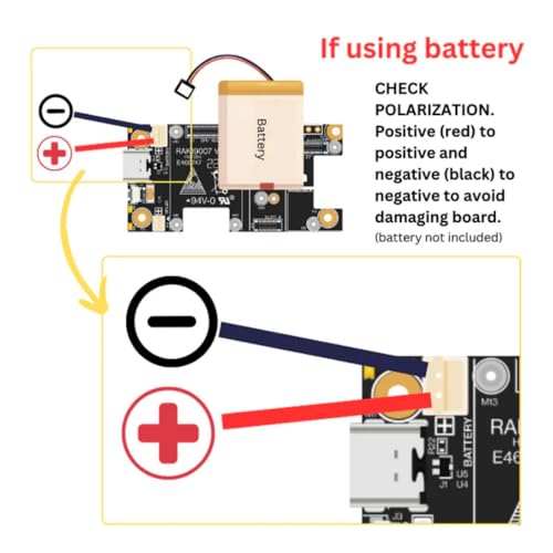RAK Kit de inicio inalámbrico WisBlock Meshtastic US915 Base RAK19007 + Core RAK4631