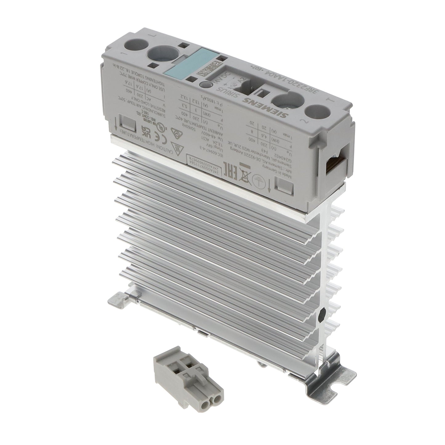 Siemens 3RF23201AA04 SIRIUS Riel DIN SPST-NO (Normalmente abierto) (1 Forma A)