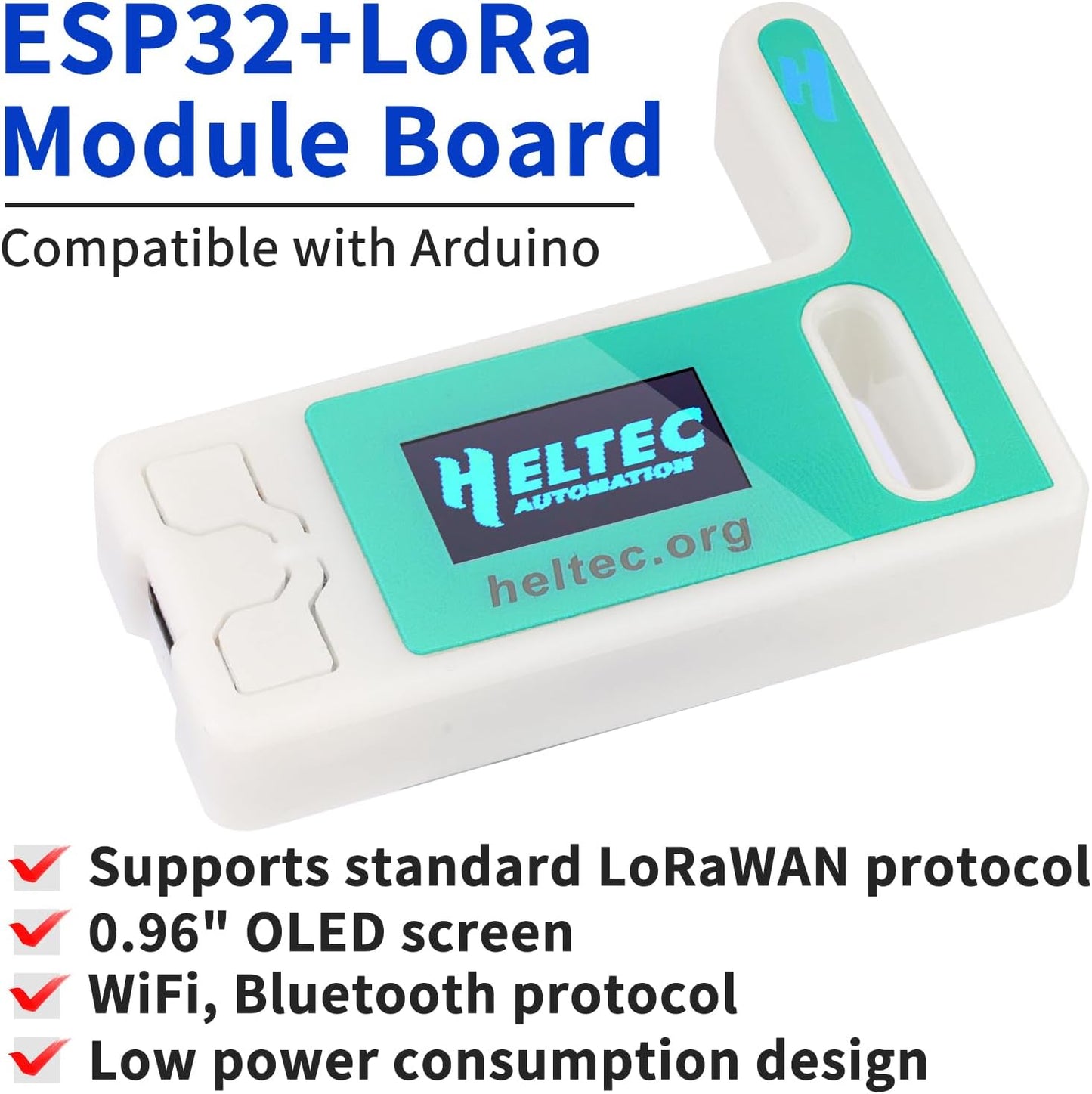 ESP32 LoRa V3 Placa de módulo con batería de 3000 mAh - con antena de 915 MHz y dispositivos de carcasa SX1262 LoRa V3 para Meshtastic Arduino LoRawan IOT