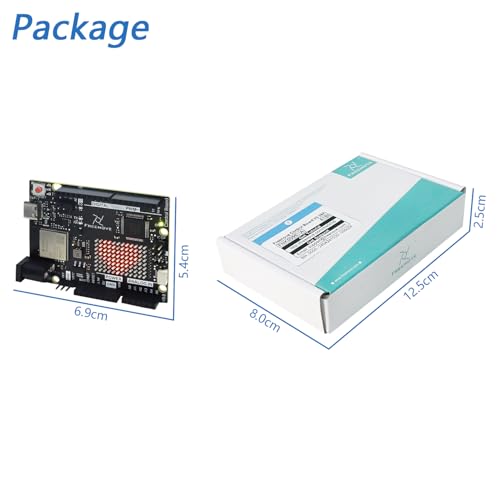 Freenove Tablero de control V5 Rev4 WiFi (compatible con Arduino IDE), microcontrolador Arm Cortex-M4, ESP32-S3 integrado, matriz LED, conector USB-C, proyectos de ejemplo y tutorial de código