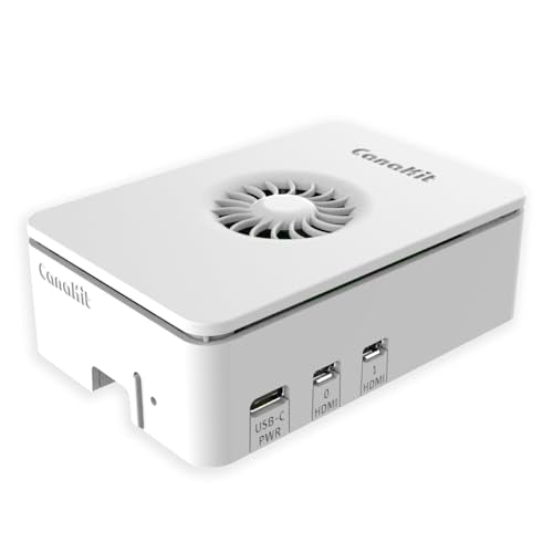 CanaKit Raspberry Pi 5 Starter Kit MAX - Turbina Blanco (256 GB Edition) (8GB RAM)