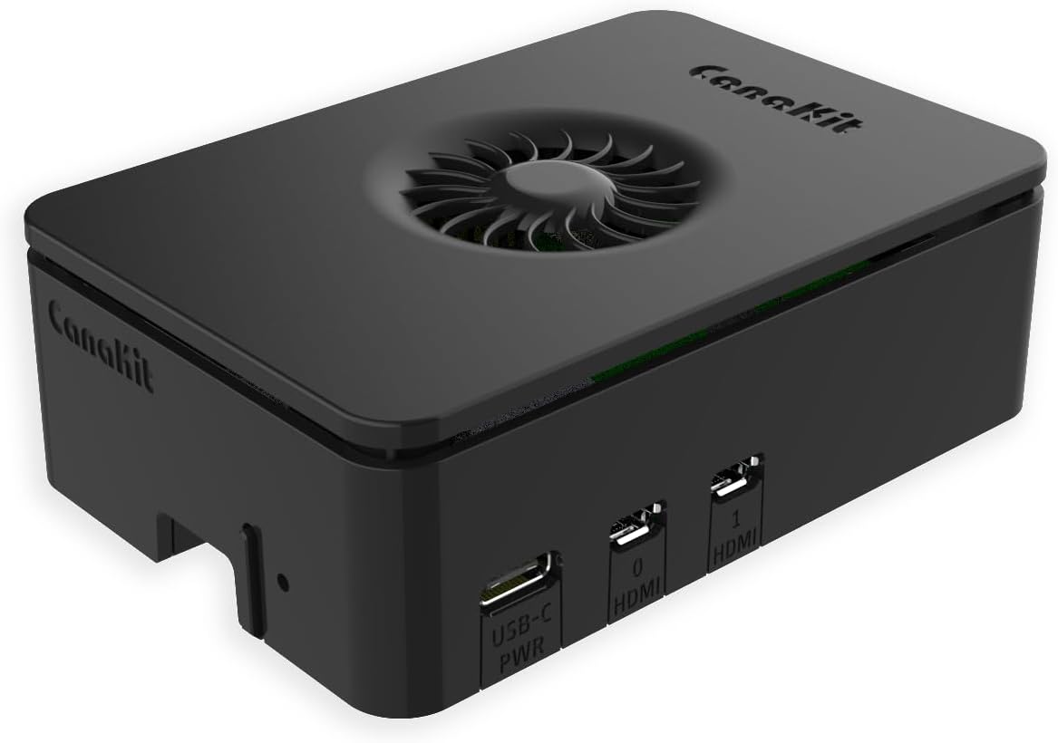CanaKit Raspberry Pi 5 Starter Kit PRO - Turbina Negro (128GB Edition) (8GB RAM)