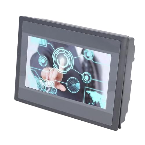 HMI HMI TFT Módulo de pantalla LCD Monitor de pantalla táctil Pantalla de control PLC de 7 pulgadas 12 en 8 salidas DC 24V 5A Módulo de salida de relé para FX3U‑20/40/48MRT
