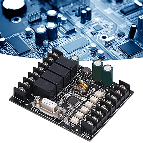 Tablero de control industrial del PLC de DC 24V 5A, controlador del PLC 4P WS2N-10M Placa de control industrial Módulo de salida analógica de la retransmisión del controlador programable