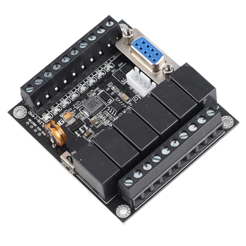 DC24V Controlador PLC Kit Controlador Lógico Programable Salida de Relé Tablero de Control Industrial Programable FX1N-14MR Módulo Controlador de Relé Tablero de Control Industrial