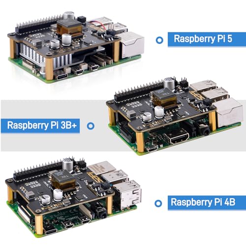 GeeekPi P30 PoE+ HAT para Raspberry Pi 5, con enfriador activo oficial Pi 5