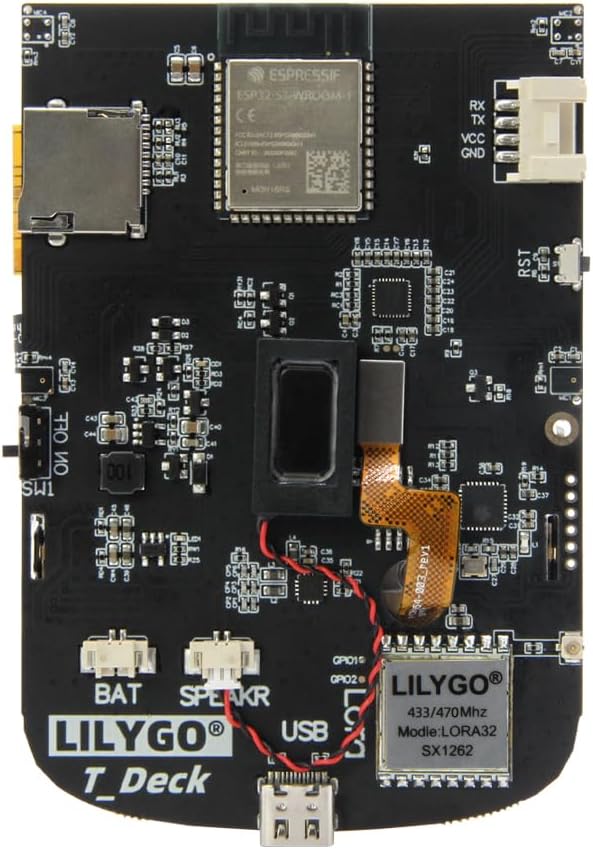 LILYGO T-Deck ESP32-S3 Meshtastic 915MHz LoRa BLE WiFi TTGO Module LoRaWAN Tablero de desarrollo de largo alcance con pantalla LCD de 2.8 pulgadas