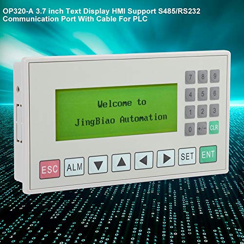 OP320 - Un puerto de comunicación de la ayuda S485/RS232 de la ayuda de HMI de la exhibición del texto de 3,7 pulgadas usado principalmente con el PLC