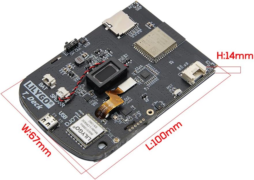 LILYGO T-Deck ESP32-S3 Meshtastic 915MHz LoRa BLE WiFi TTGO Module LoRaWAN Tablero de desarrollo de largo alcance con pantalla LCD de 2.8 pulgadas