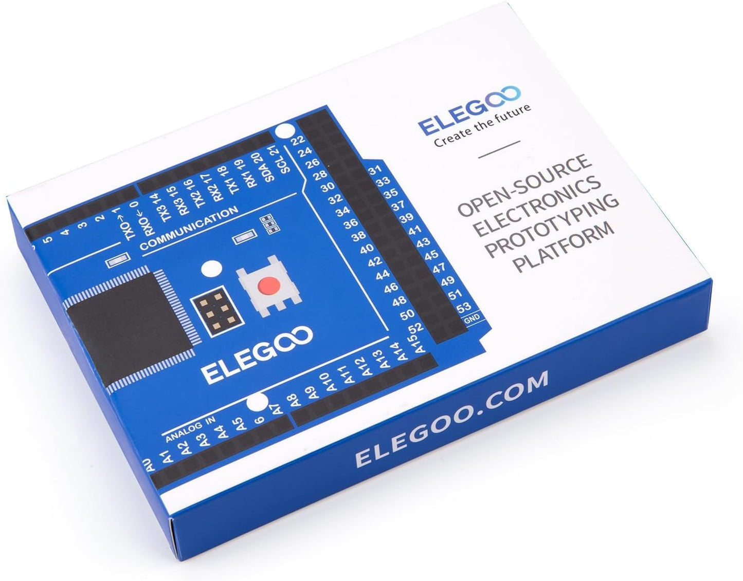 ELEGOO MEGA R3 Board ATmega 2560 + cable USB compatible con Arduino IDE Projects RoHS