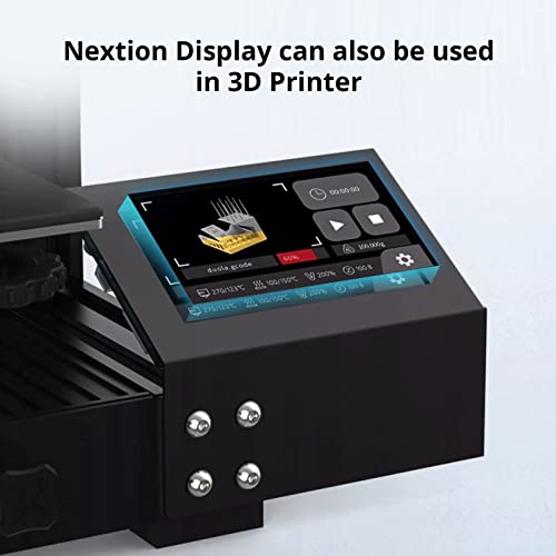 Nextion Pantalla HMI de 7.0 ″ Serie inteligente NX8048P070-011C Pantalla táctil capacitiva LCD-TFT 800 * 480 Soporte Video Audio Animación Play Funciones y RTC, adecuado para dispositivos inteligentes
