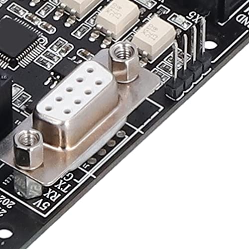 Tablero de control industrial del PLC de DC 24V 5A, controlador del PLC 4P WS2N-10M Placa de control industrial Módulo de salida analógica de la retransmisión del controlador programable