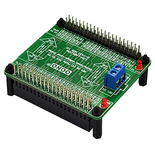 RPi 3.3V a 5V 26 E/S Módulo de cambio de nivel de voltaje bidireccional para Raspberry Pi, convertidor de nivel lógico
