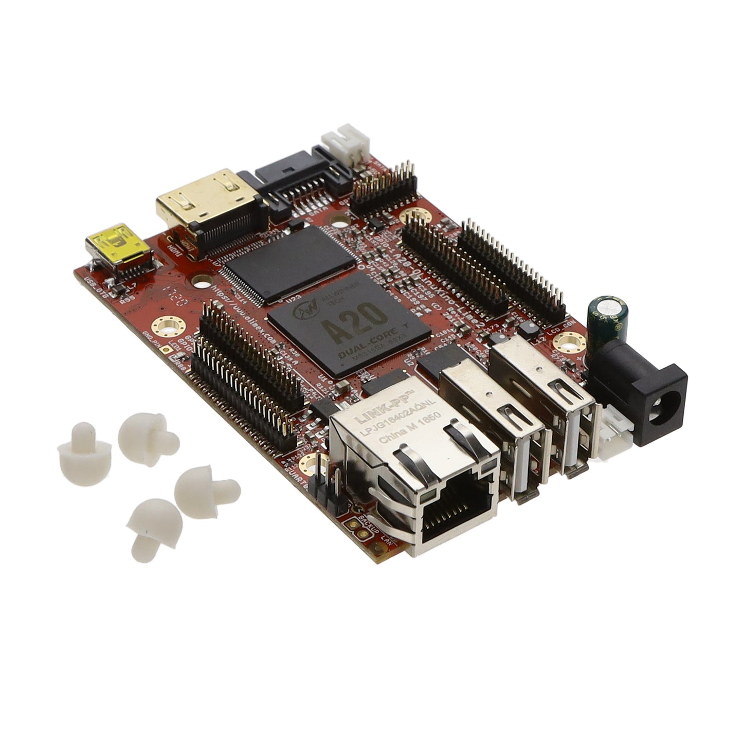Olimex LTD A20-OLINUXINO-LIME2-N8G OLinuXino - Allwinner A20 ARM Cortex-A7