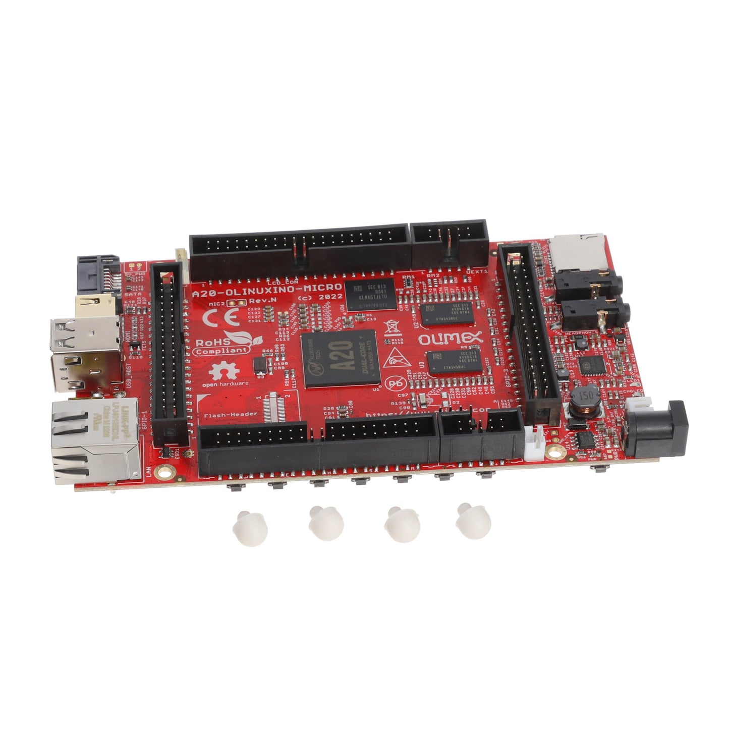 Olimex LTD A20-OLINUXINO-MICRO-E16GS16M OLinuXino - Allwinner A20 ARM Cortex-A7
