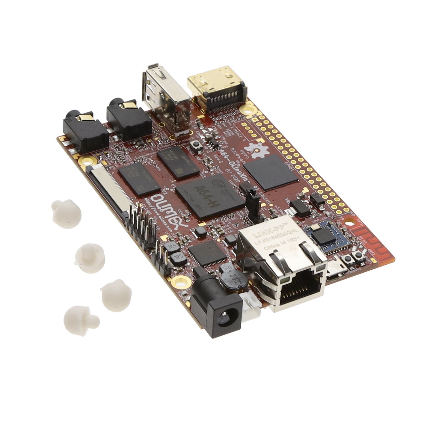 Olimex LTD A64-OLINUXINO-1GE16GW OLinuXino - Allwinner A64 ARM Cortex-A53