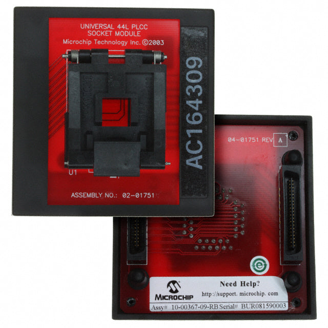 Microchip Technology AC164309 - Socket Module - PLCC MPLAB® PM3