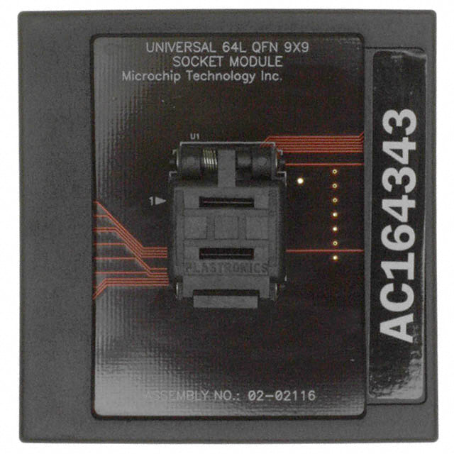 Microchip Technology AC164343 MPLAB® PM3 Socket Module - QFN MPLAB® PM3, Promate II™