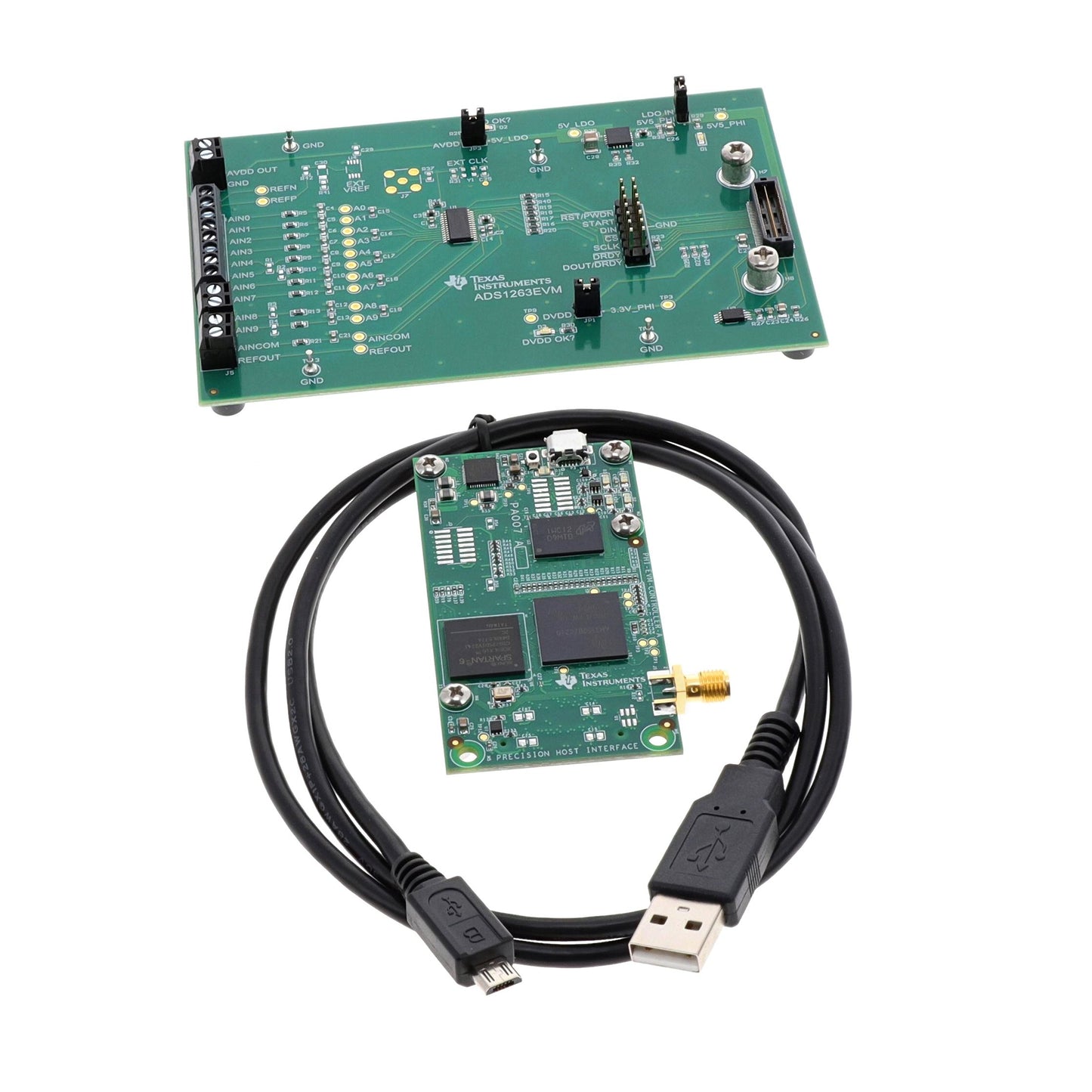 Texas Instruments ADS1263V2EVM-PDK - EVAL BOARD FOR ADS1263