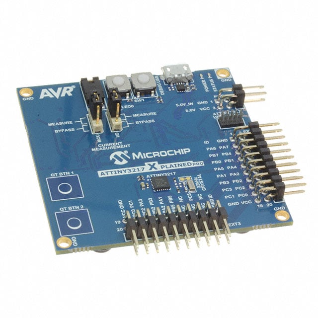 Microchip Technology ATTINY3217-XPRO AVR® ATtiny, Functional Safety (FuSa) MCU 8-Bit