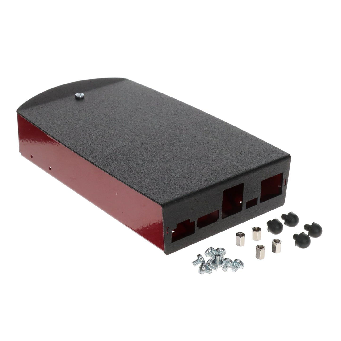 Olimex LTD BOX-MICRO-A-BLACK-RED - - -