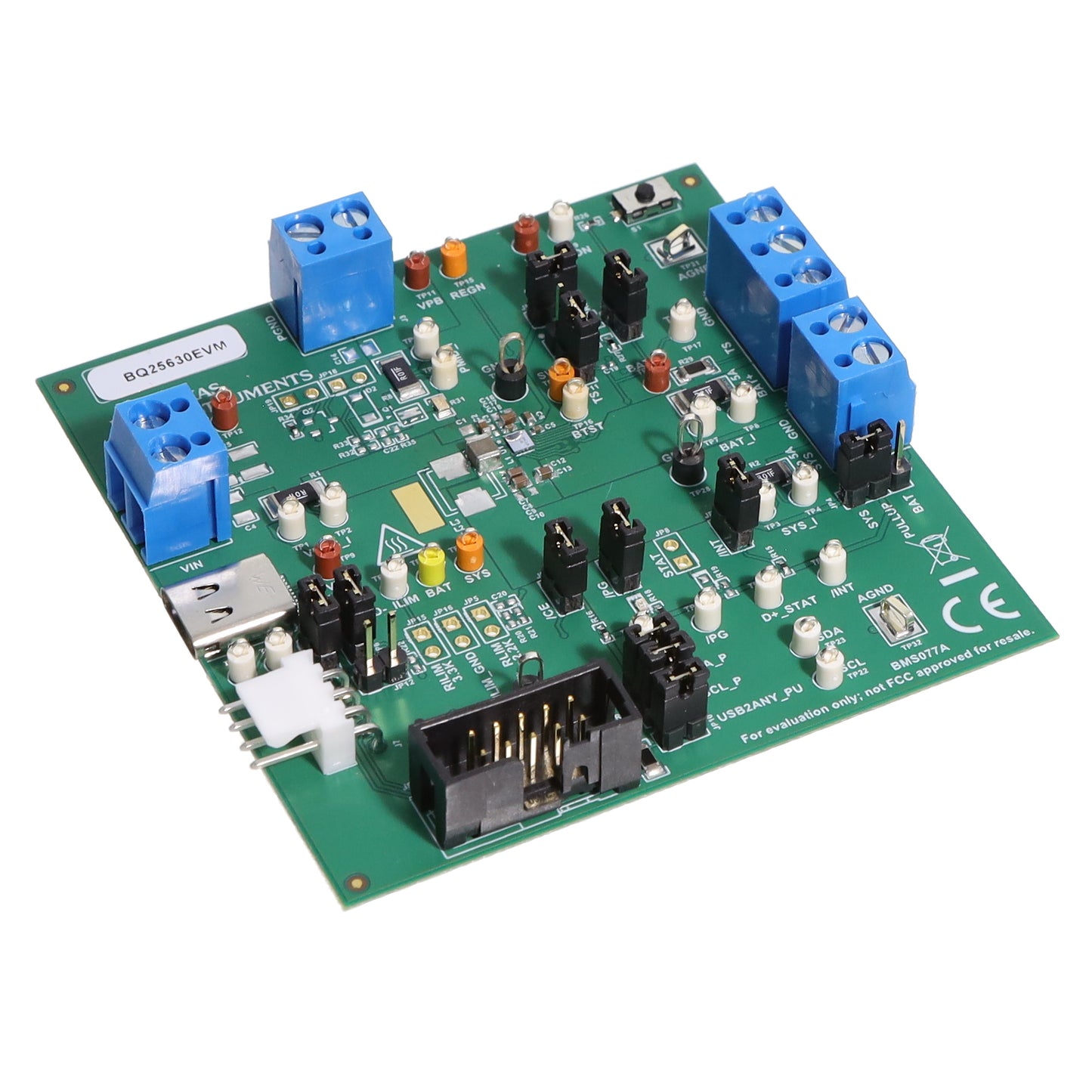 Texas Instruments BQ25630EVM - Power Management Battery Charger