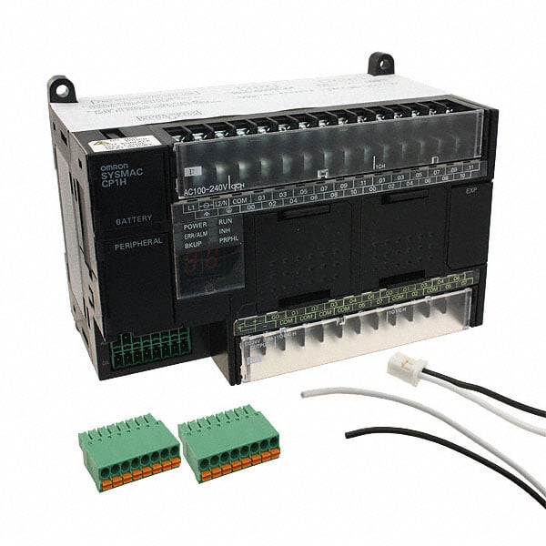Omron Automation and Safety CP1H-XA40DR-A CP1H CONTROL LOG 24 IN 16OUT 100-240V 24 - Digital (20), Analog/Digital (4)