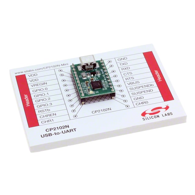 Silicon Labs CP2102N-MINIEK USBXpress™ EVAL BOARD FOR CP2102N USB 2.0 to UART (RS232) Bridge