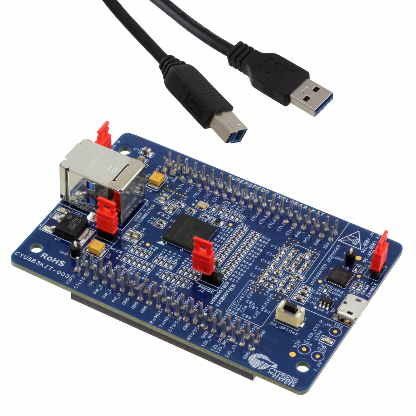 Infineon Technologies CYUSB3KIT-003 EZ-USB FX3™ EVAL BOARD FOR CYUSB301X USB 3.0 Host/Controller