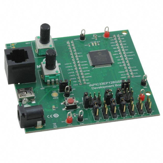 Microchip Technology DM330026 dsPIC® DSPIC33EP128GS808 EVAL BRD