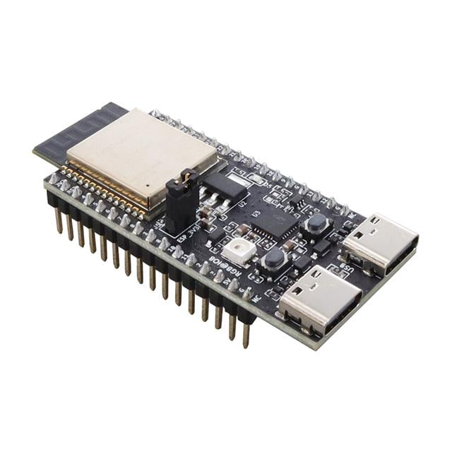 Espressif Systems ESP32-C6-DEVKITC-1-N8 ESP32-C Transceiver; 802.11 b/g/n/ax (Wi-Fi, WiFi, WLAN), 802.15.4 (Thread, Zigbee®), Bluetooth® 5.x (BLE)