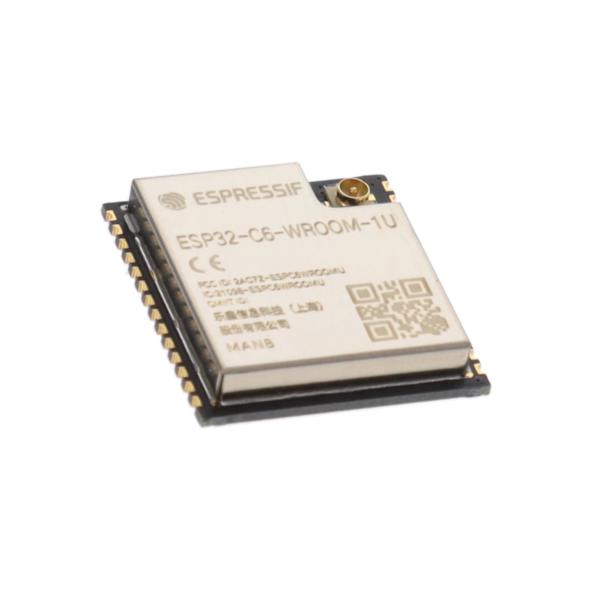 Espressif Systems ESP32-C6-WROOM-1U-N8 ESP32-C6 BlueTooth, WiFi