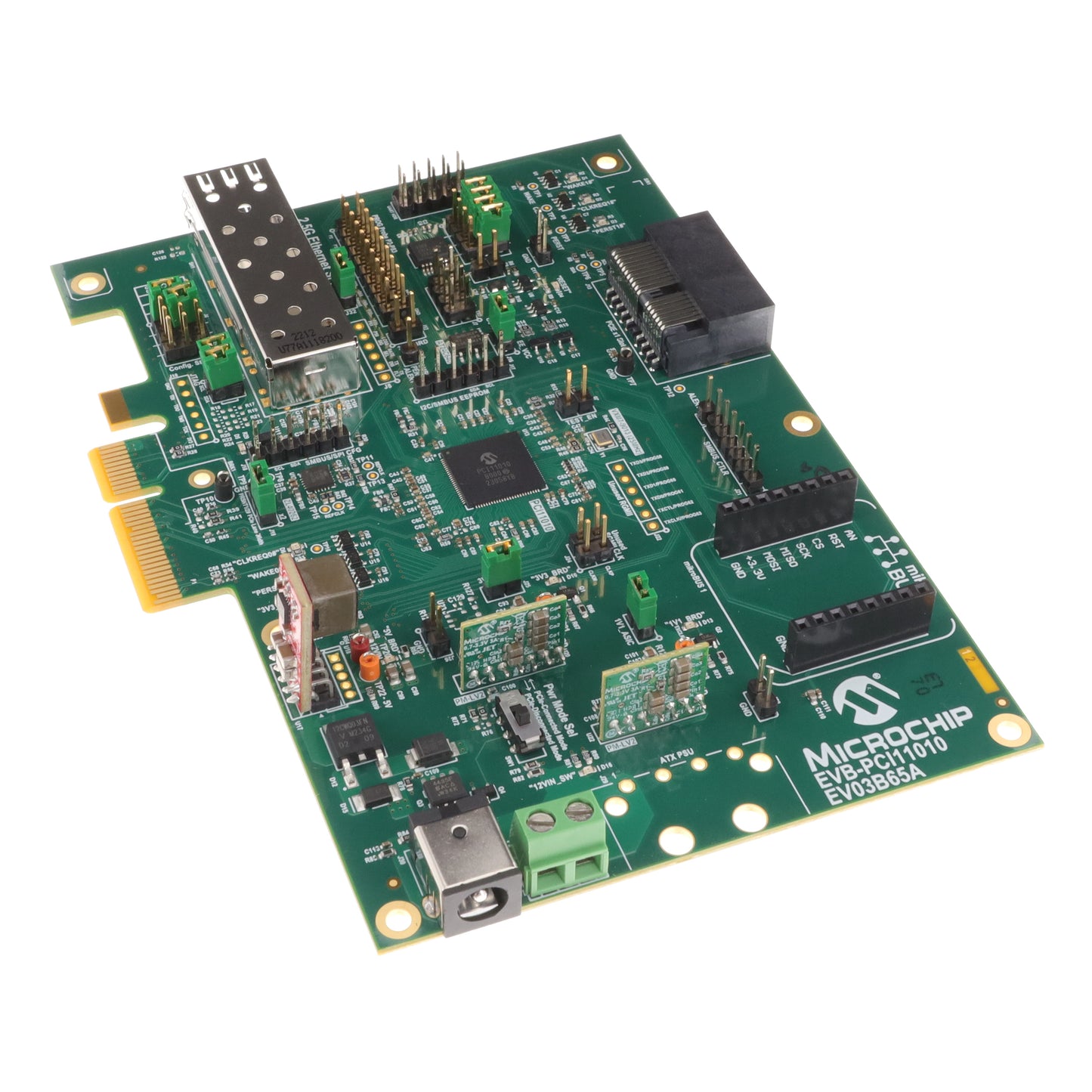 Microchip Technology EV03B65A - EVAL BOARD FOR PCI11010 PCIe Switch
