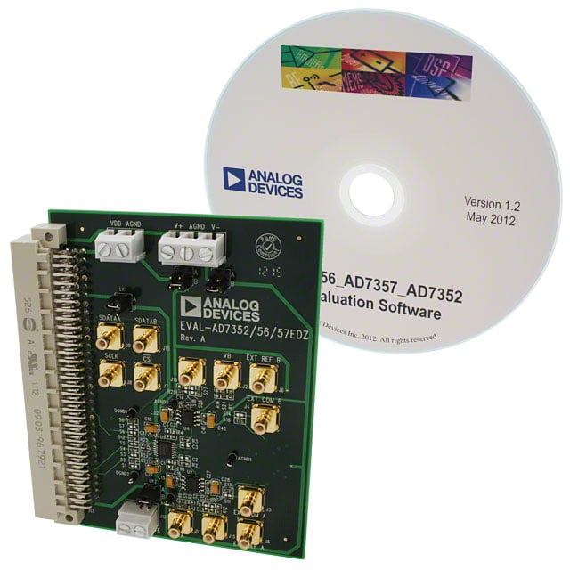 Analog Devices Inc. EVAL-AD7352EDZ - BOARD EVAL AD7352