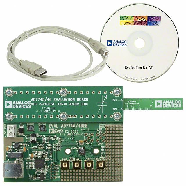 Analog Devices Inc. EVAL-AD7746EBZ - EVAL BOARD FOR AD7746 Capacitance-to-Digital Converter