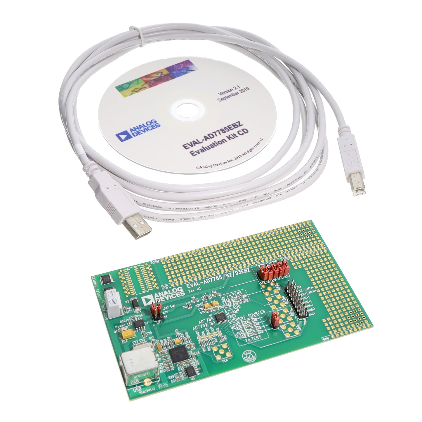 Analog Devices Inc. EVAL-AD7785EBZ - BOARD EVALUATION FOR AD7785
