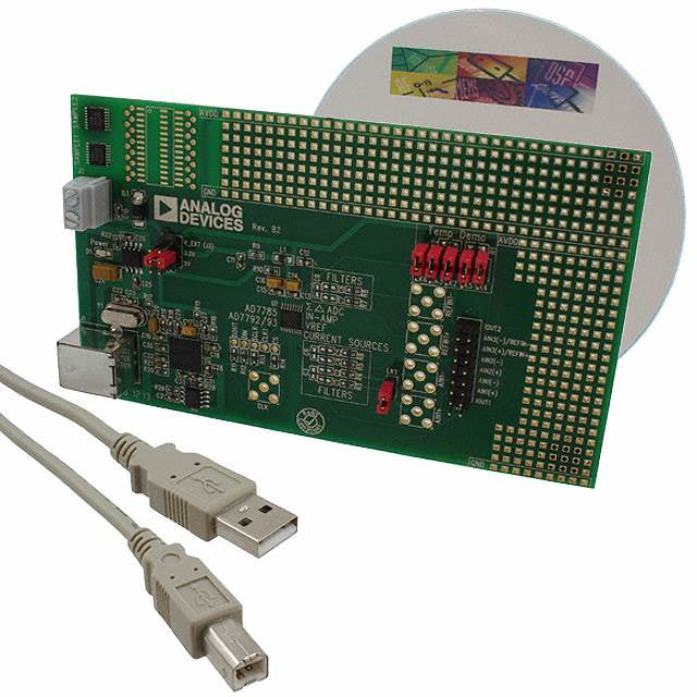 Analog Devices Inc. EVAL-AD7792EBZ - BOARD EVALUATION FOR AD7792