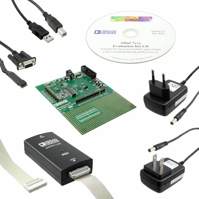 Analog Devices Inc. EVAL-ADUC7020QSPZ MicroConverter® MCU 32-Bit