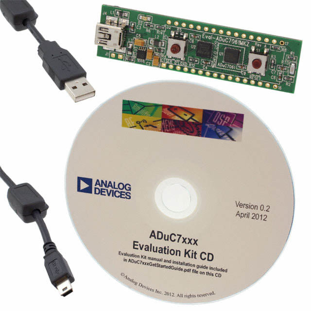 Analog Devices Inc. EVAL-ADUC7061MKZ MicroConverter® EVAL BOARD FOR ADUC7061